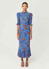 RHODE Felix Dress - Royal Vichy Rose