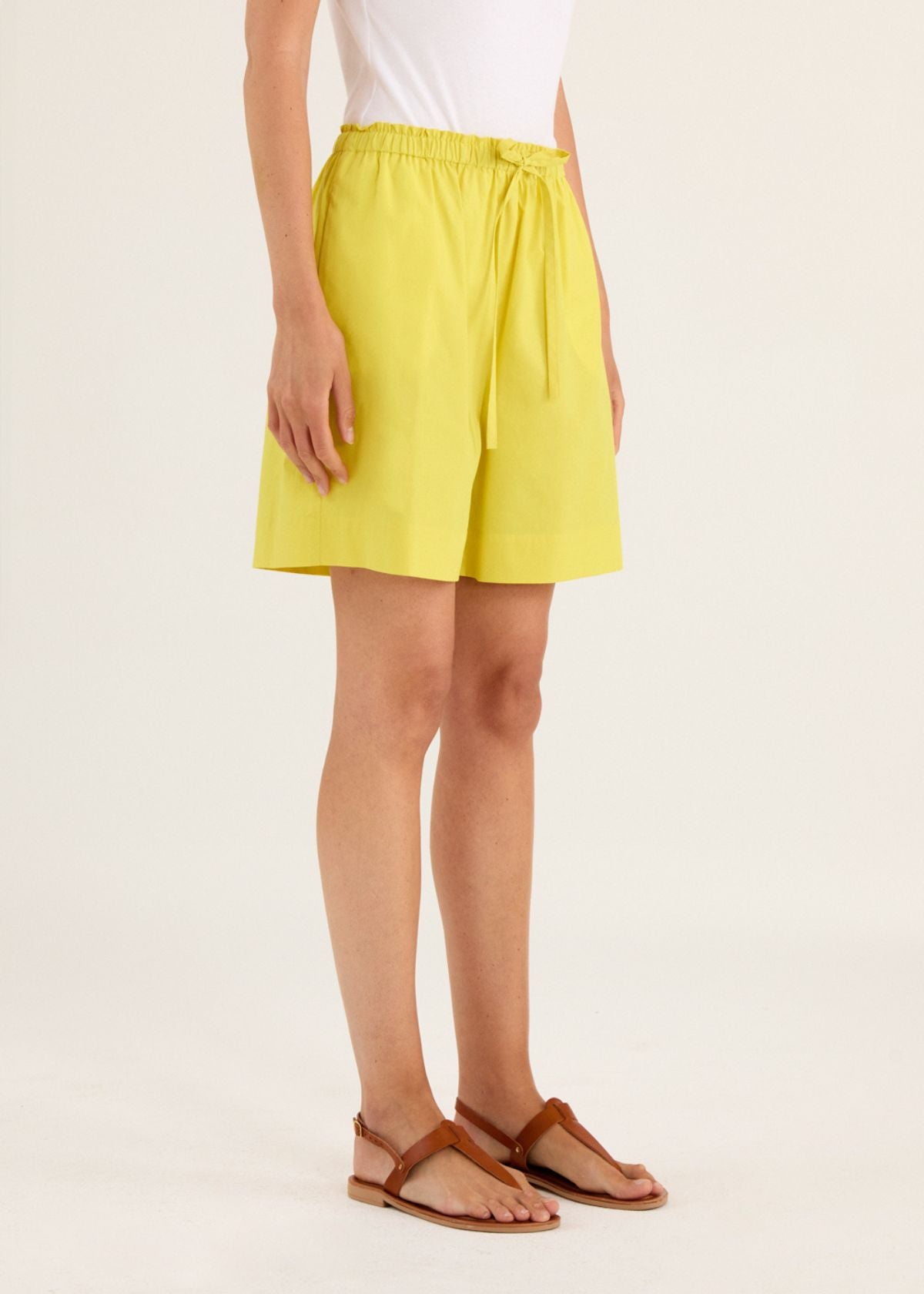 ROSSO 35 Elastic Waist Short - Yellow