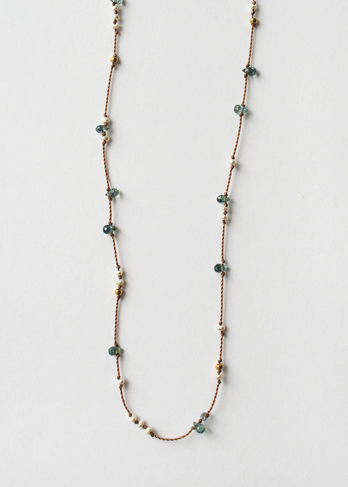 SEE REAL FLOWERS Dewdrop Necklace - Sapphires