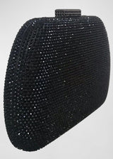SERPUI Angel Crystal Clutch Handbag - Black