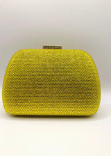 SERPUI Angel Crystal Clutch Handbag - Citrine