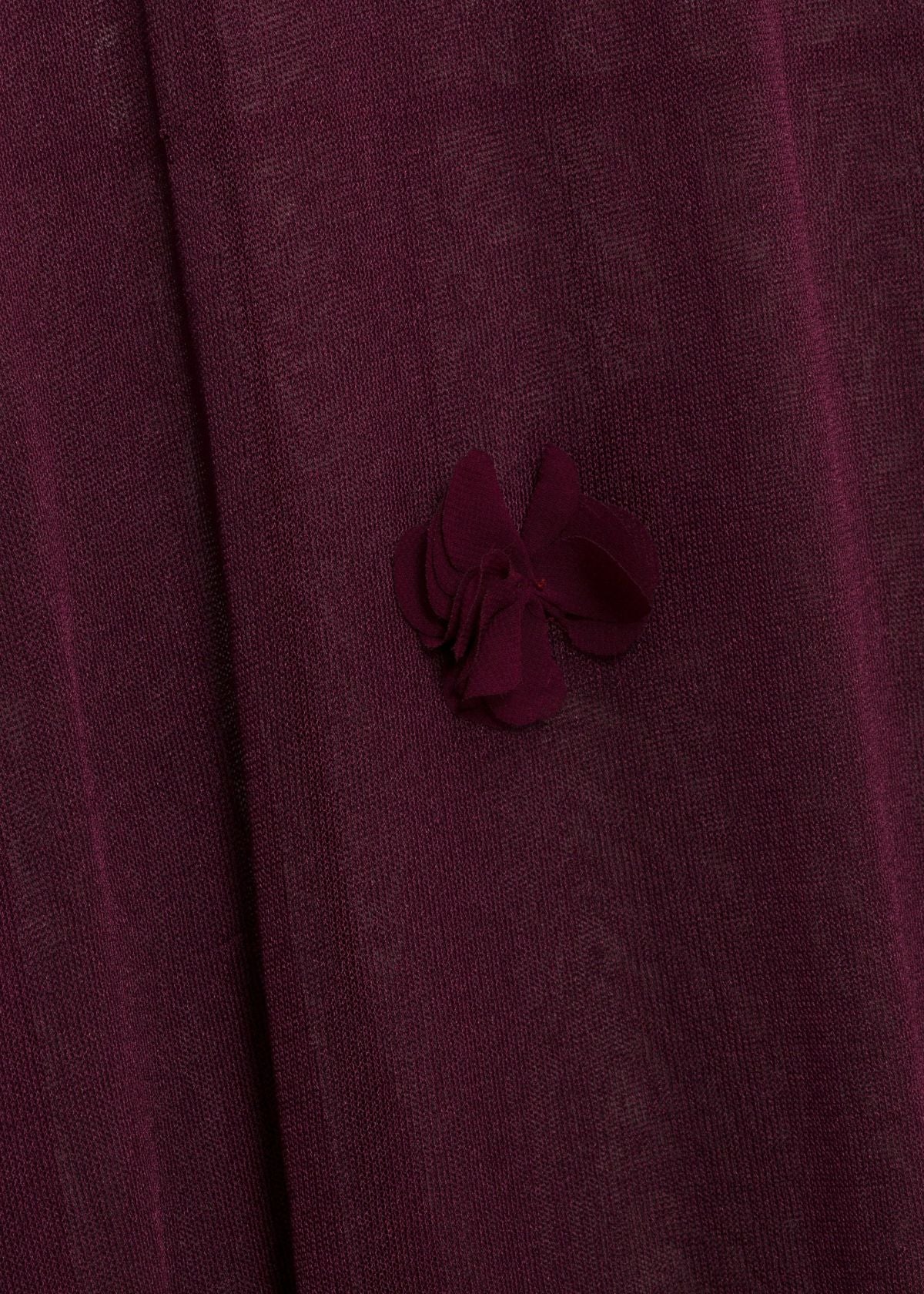 SIMKHAI Cora Floral Applique Midi Skirt - Fig