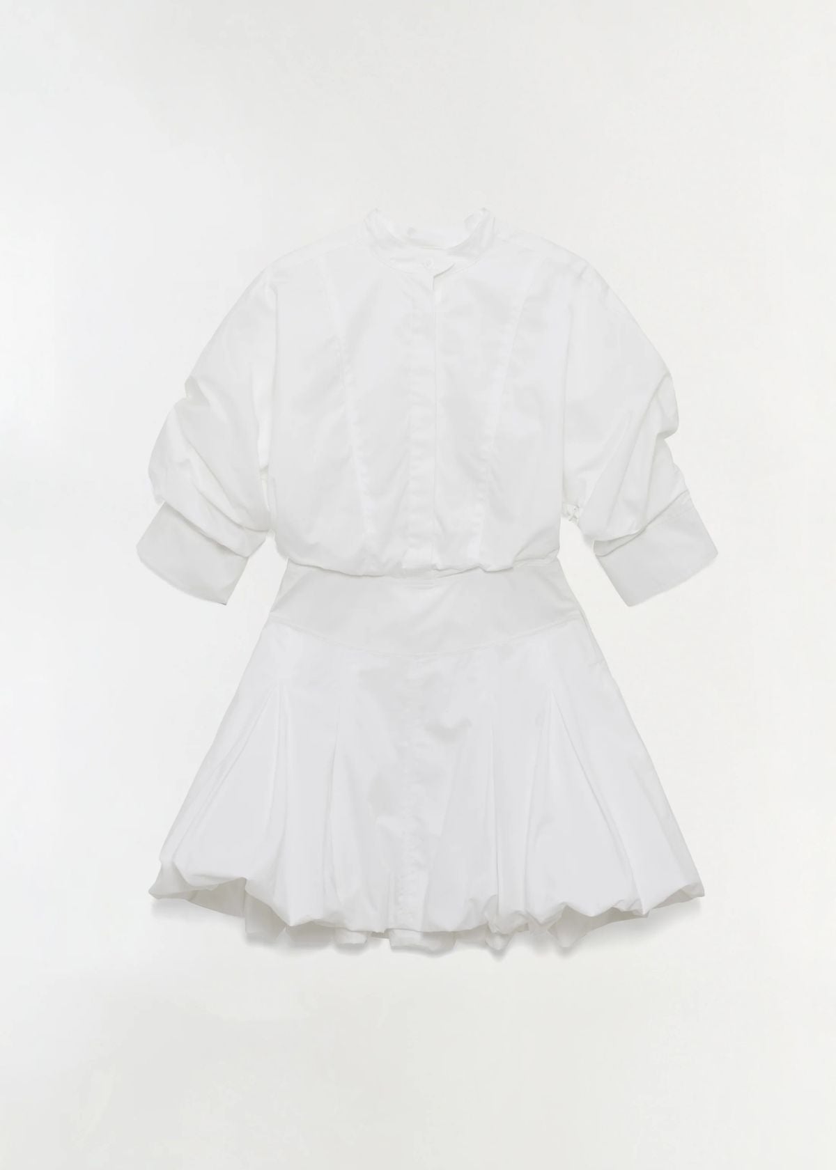 SIMKHAI Effie Bubble Mini Dress - White
