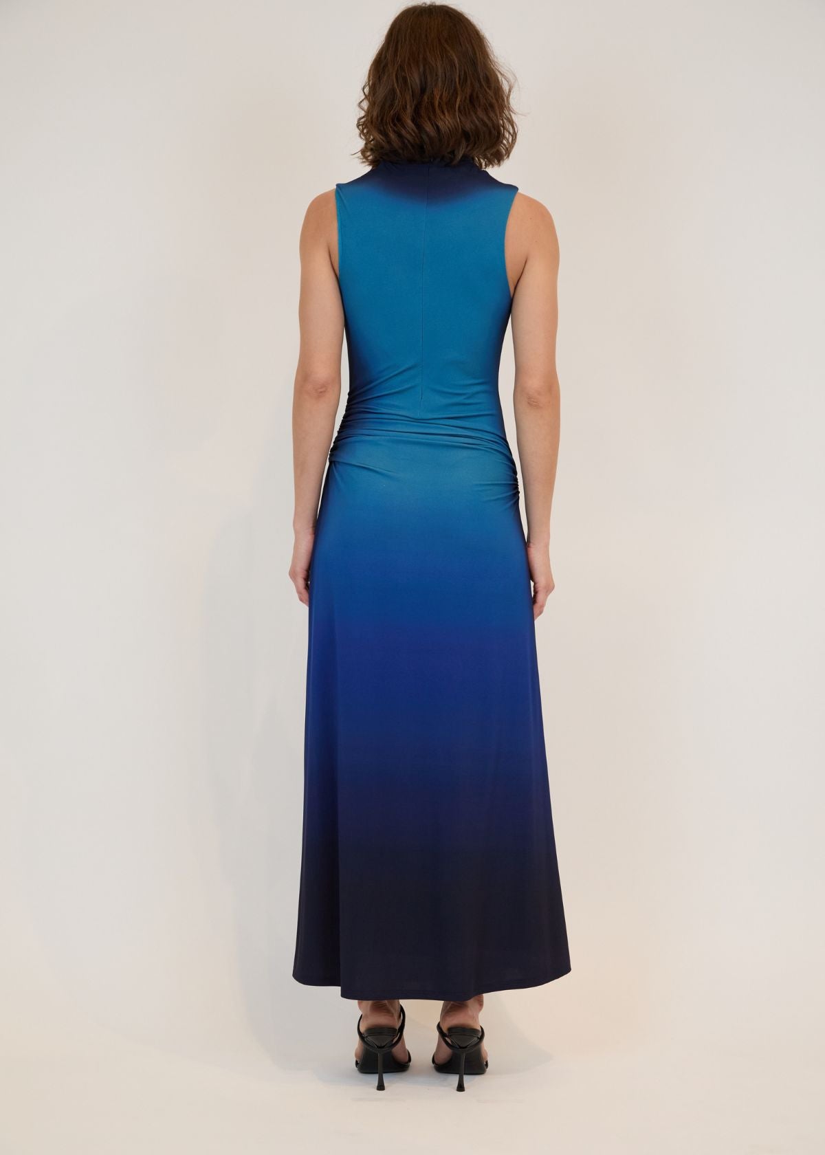 SIMKHAI Aldina Sleeveless Midi Dress - Chromatic Teal