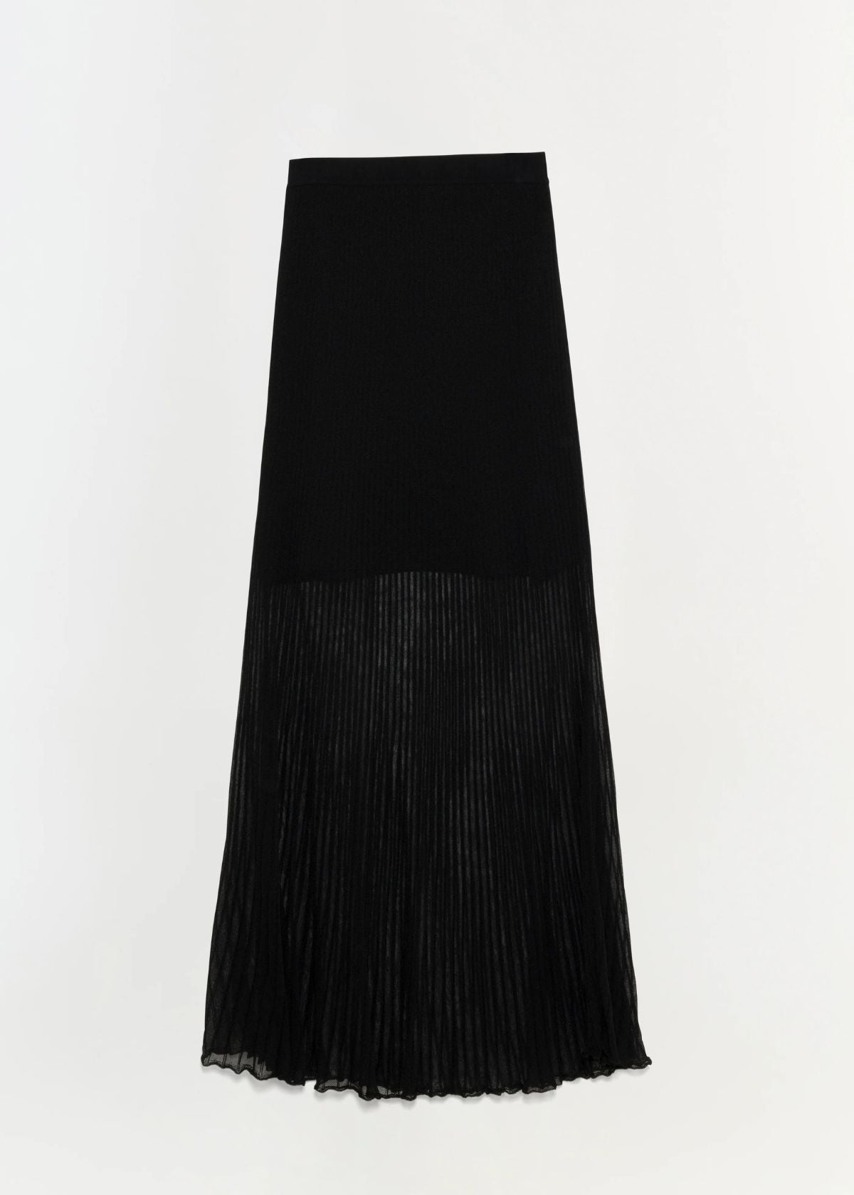 SIMKHAI Gennie Knit Maxi Skirt - Black