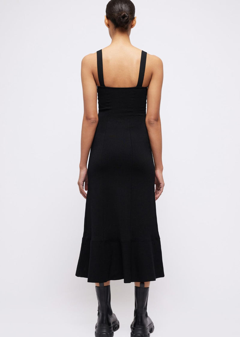 SIMKHAI Ingrid Midi Dress - Black