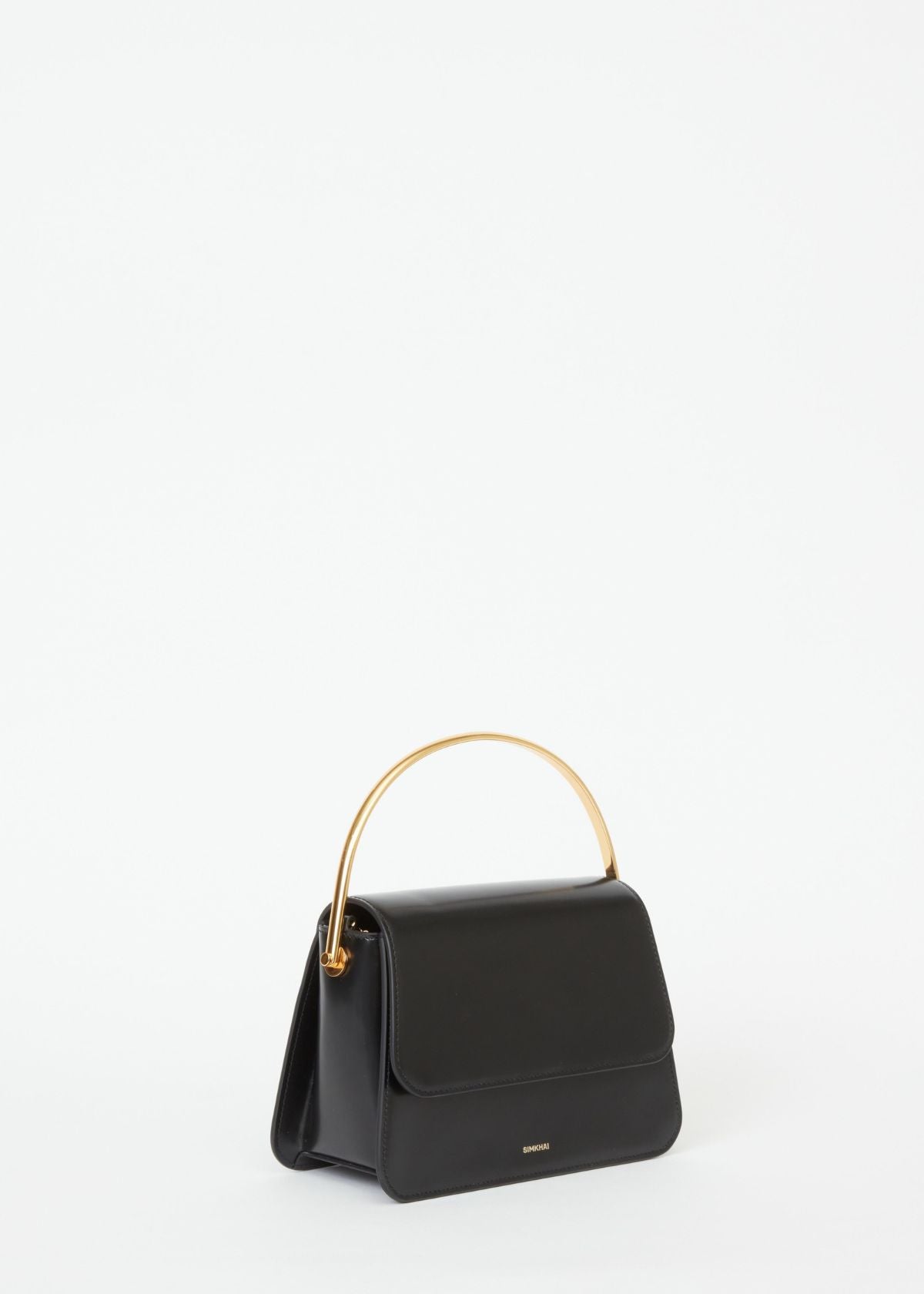 SIMKHAI Aria Leather Mini Handbag - Black