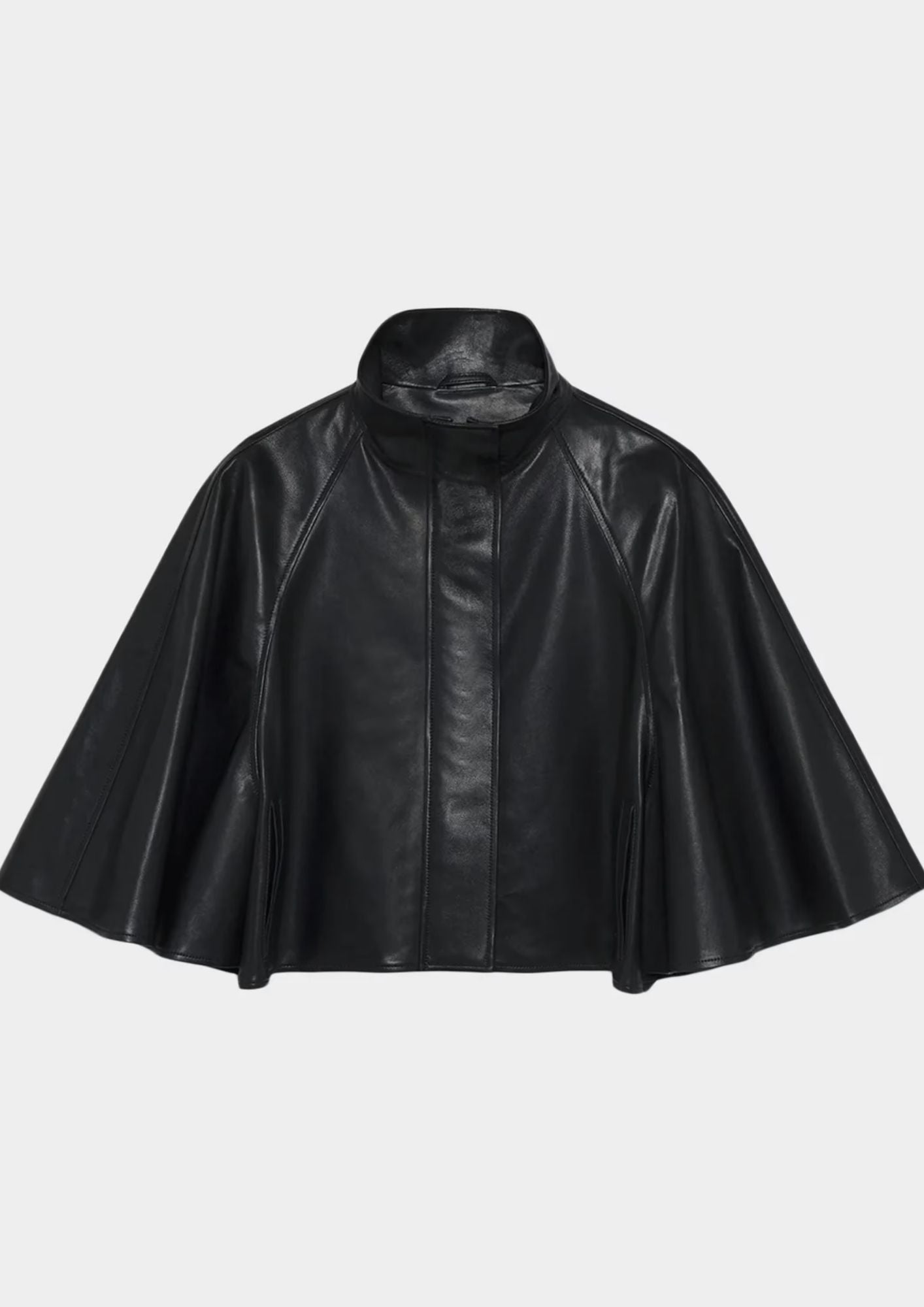 SIMKHAI Orvik Cape Jacket - Black