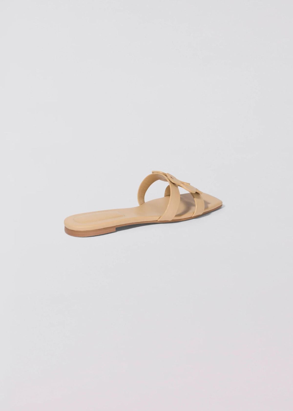 SIMKHAI Monogram Flat Slide - Camel