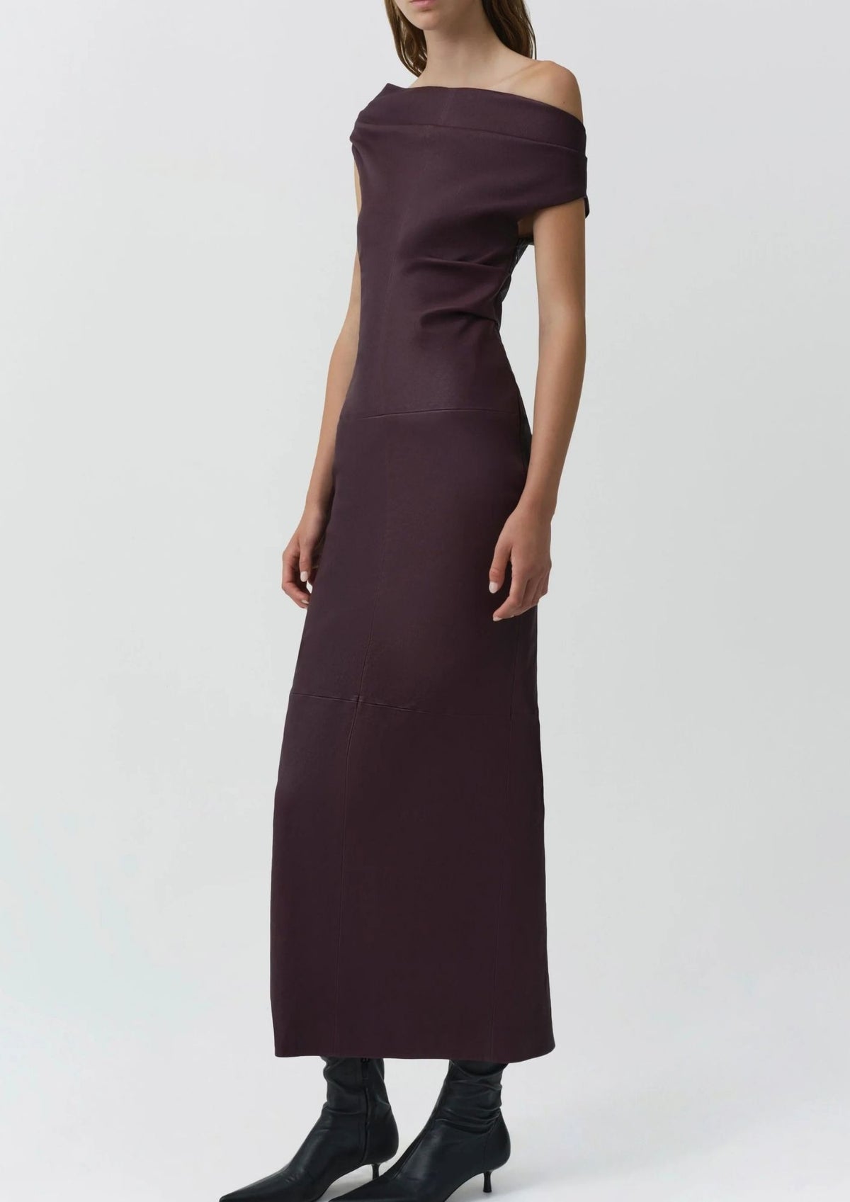 SIMKHAI Vessia Midi Dress - Fig