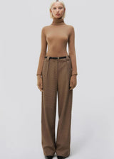 SIMKHAI Julietta Wide Leg Pant - Teak