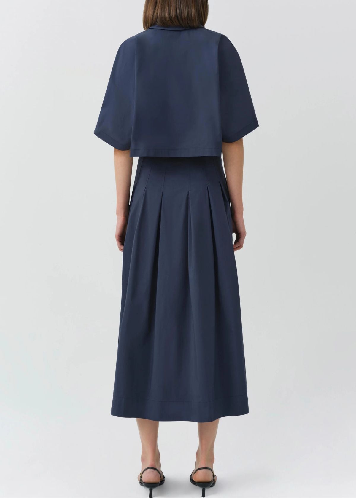 SIMKHAI Blair Short Sleeve Top - Mighnight