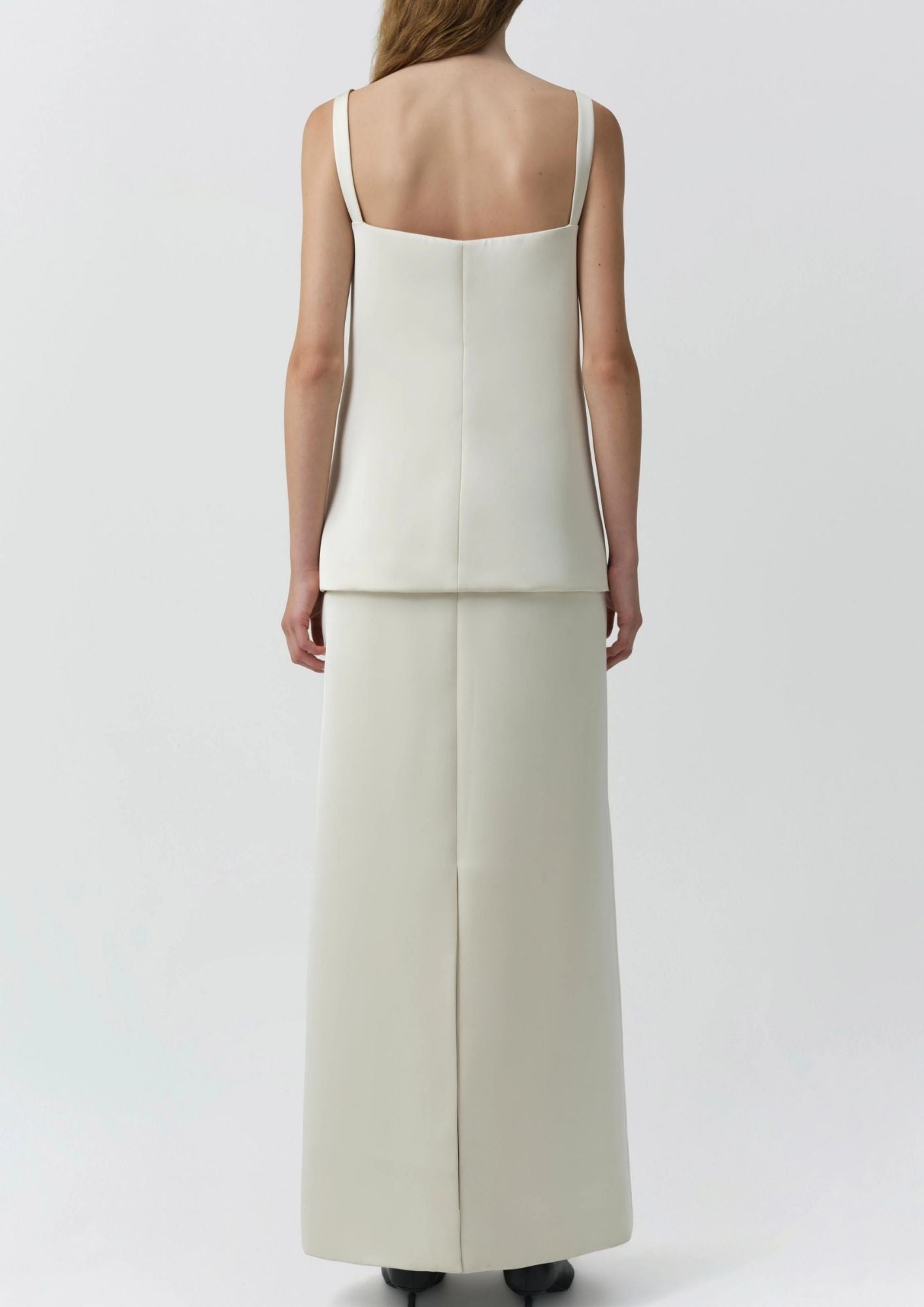 SIMKHAI Anais Midi Skirt - Sand Dollar