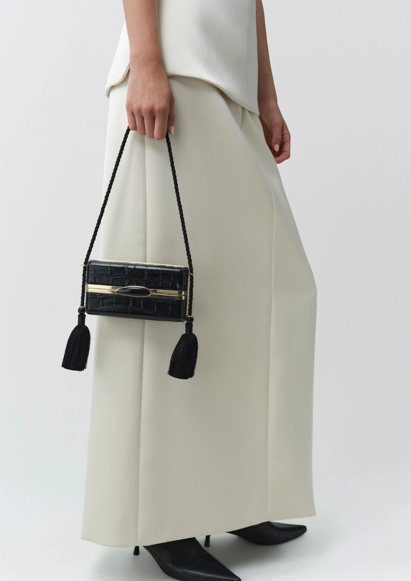 SIMKHAI Anais Midi Skirt - Sand Dollar