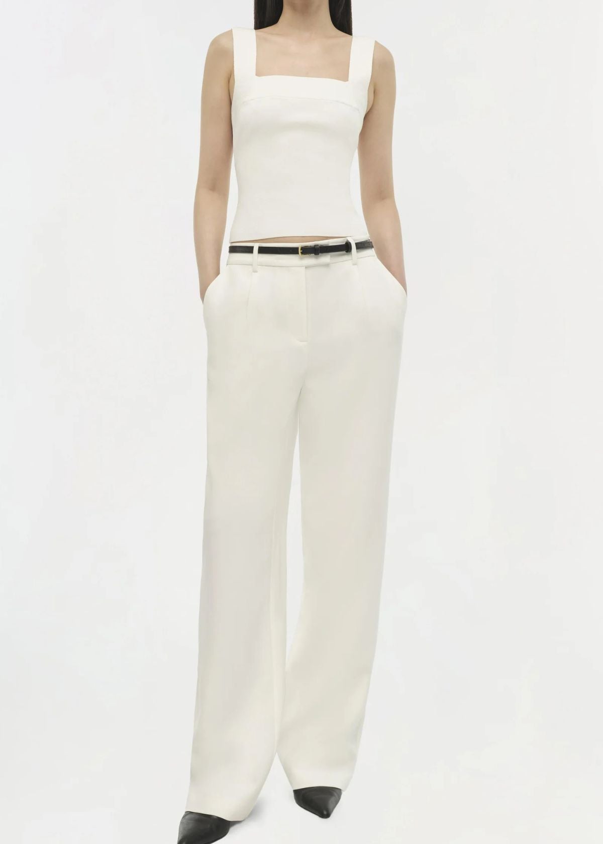 SIMKHAI Madine Tank Top - Ivory