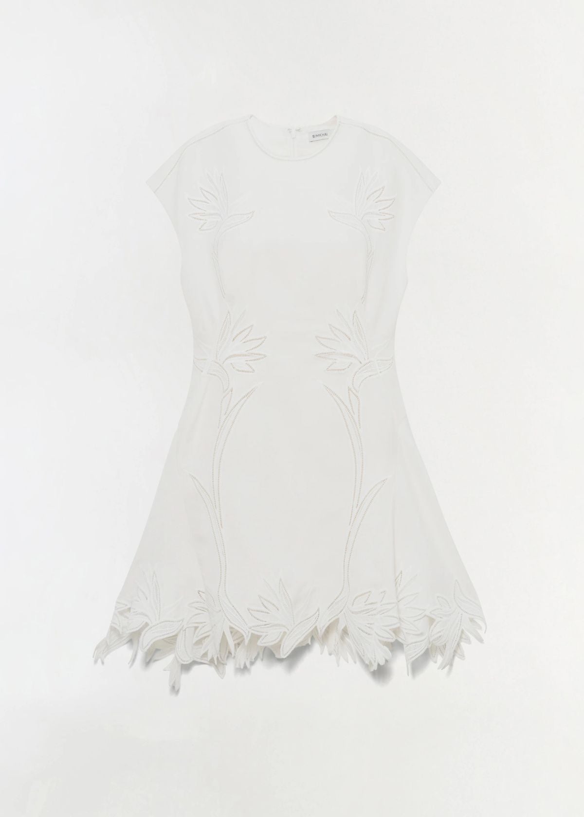 SIMKHAI Raquel Embroidered Mini Dress - White