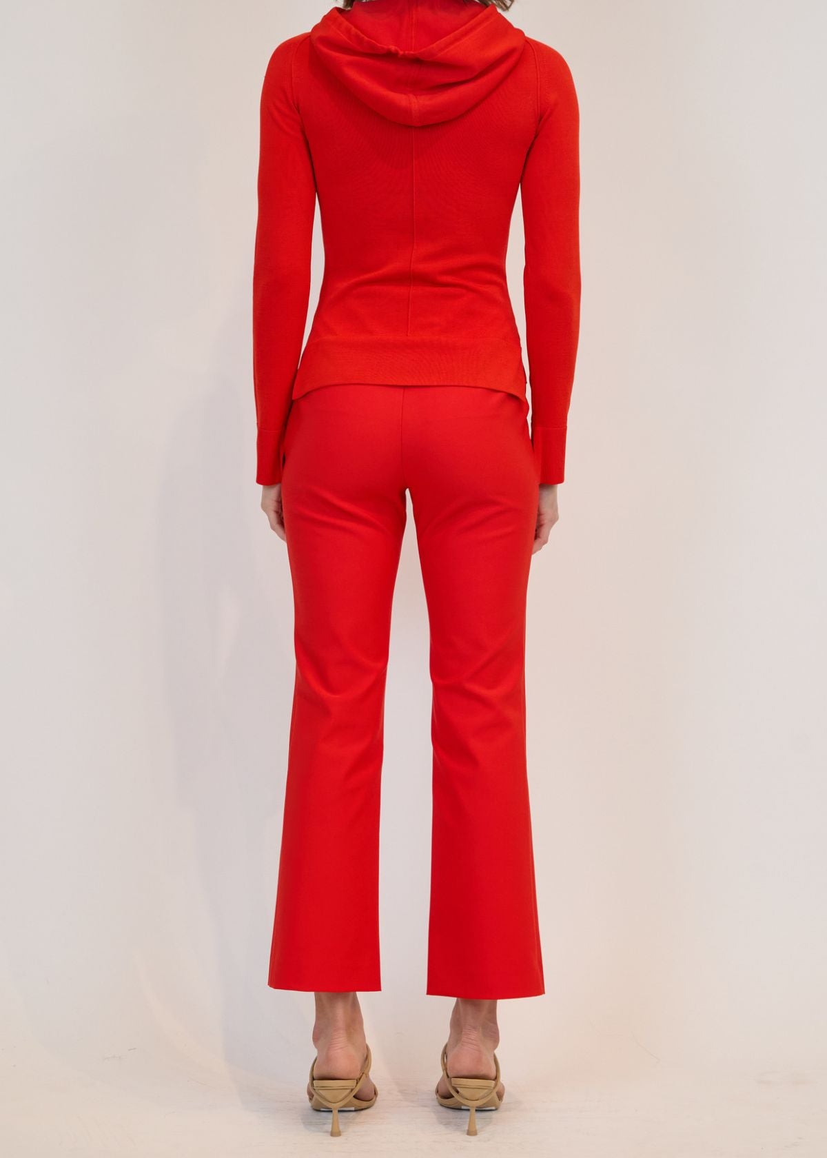 SIMKHAI Michelle Cropped Pant - Fiery Red