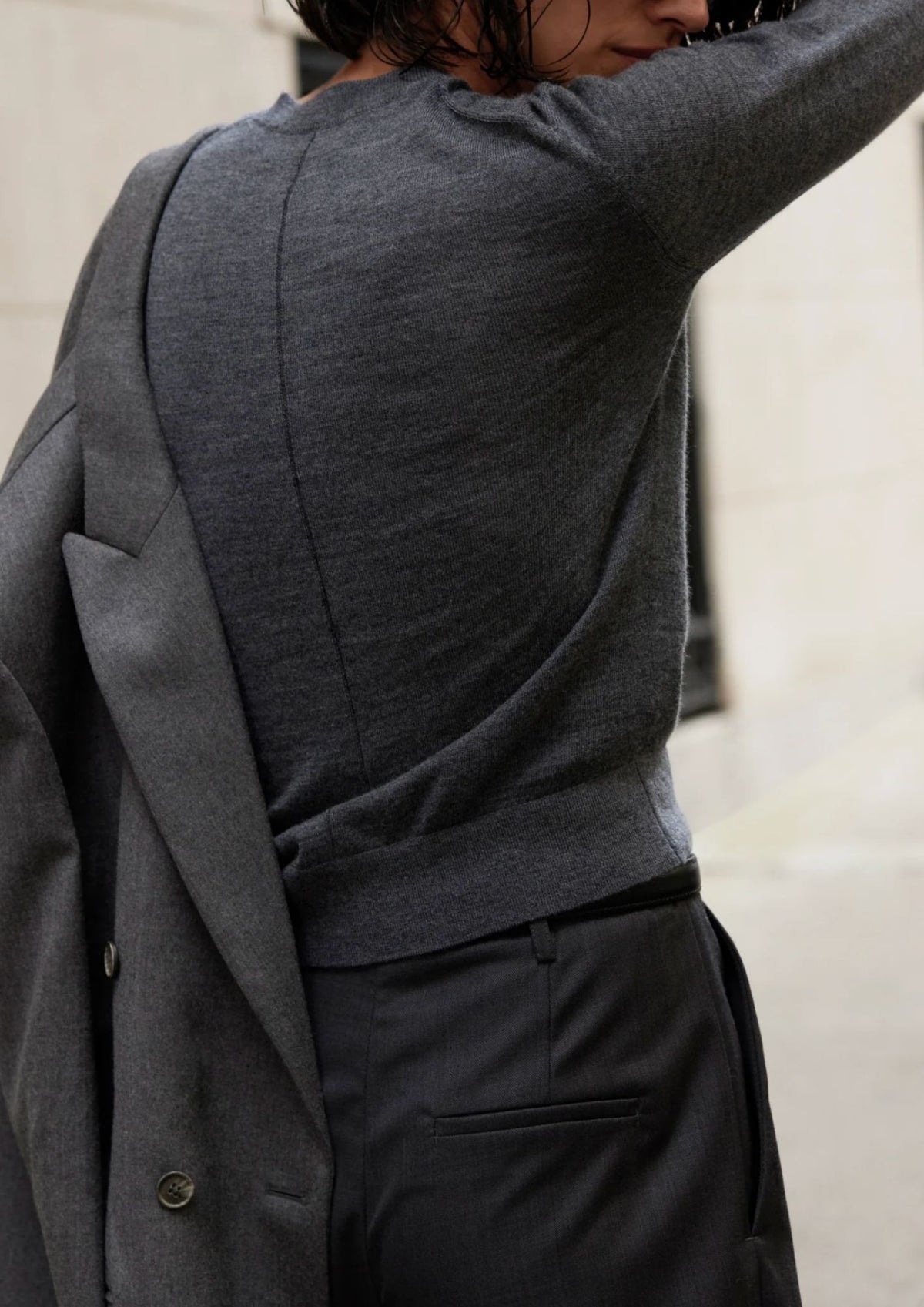 SOLD OUT NYC The Refined Crew Sweater - Charcoal