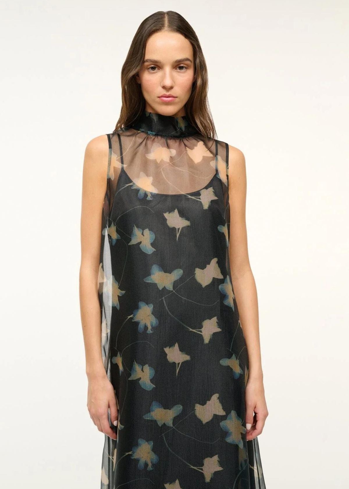 STAUD Albee Dress - Botanical Shadows