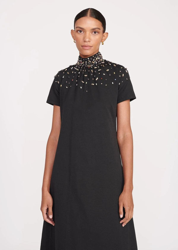STAUD Ilana Maxi Dress - Black/Silver
