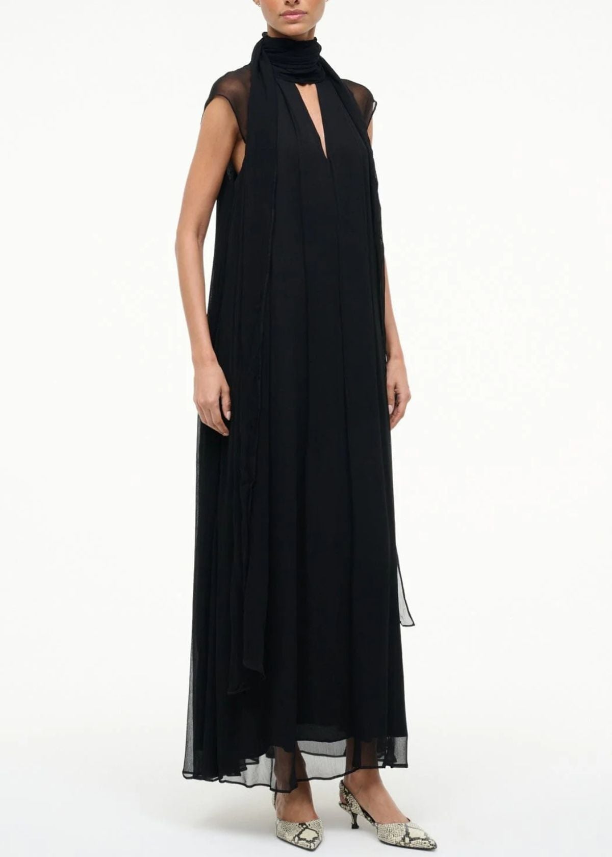 STAUD Camilla Maxi Dress - Black