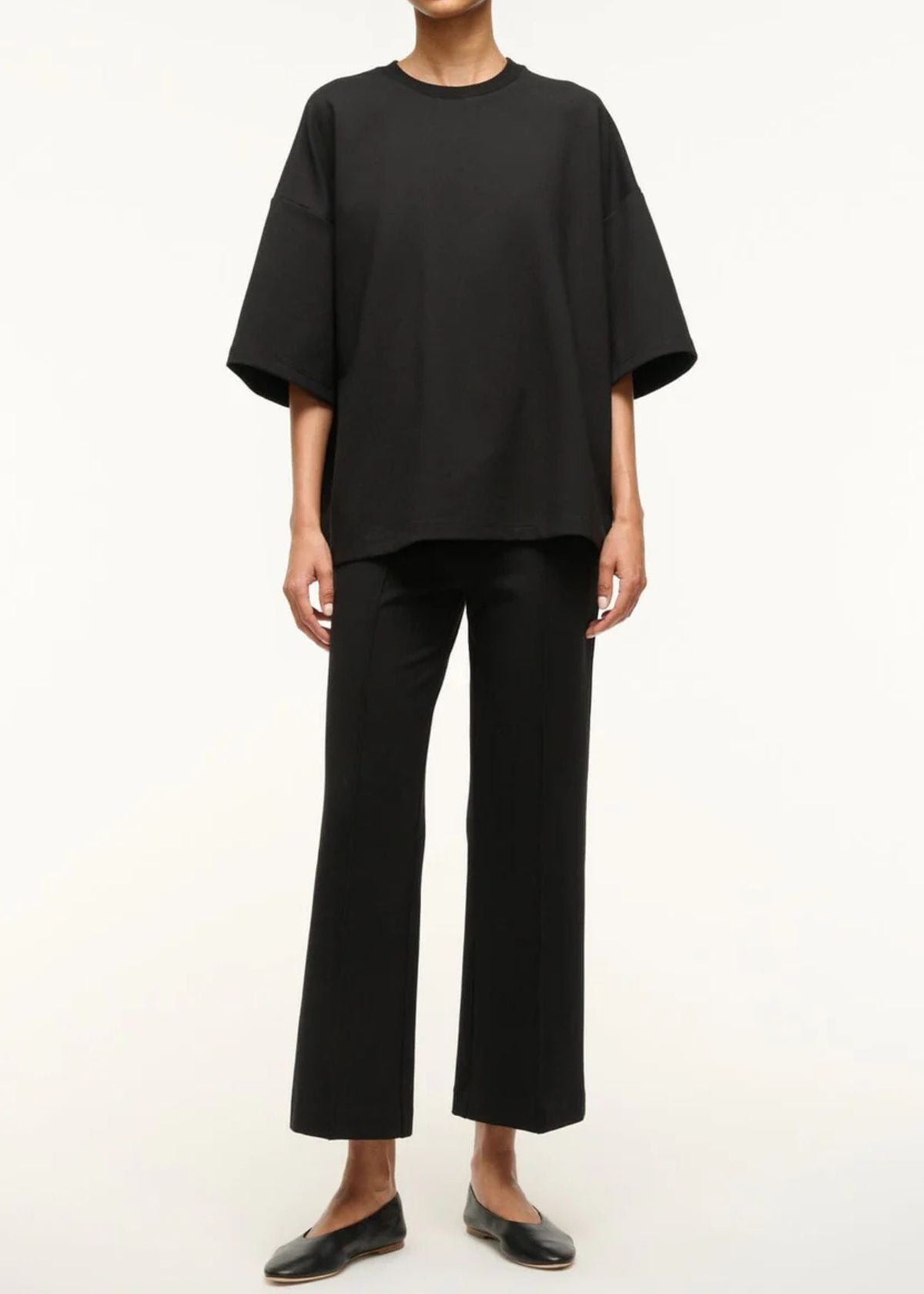 STAUD Knackn Cropped Pant - Black