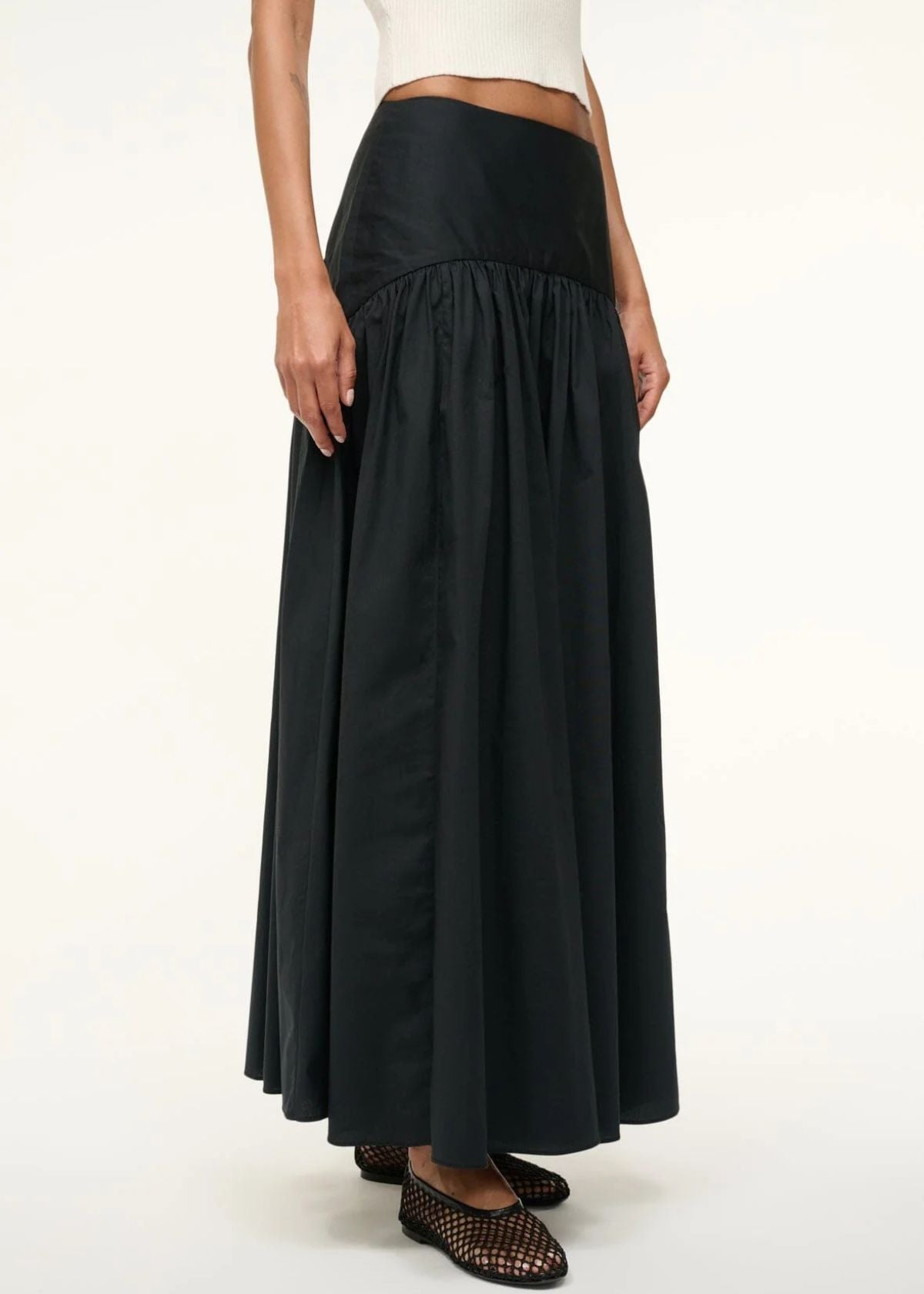 STAUD Procida Skirt - Black