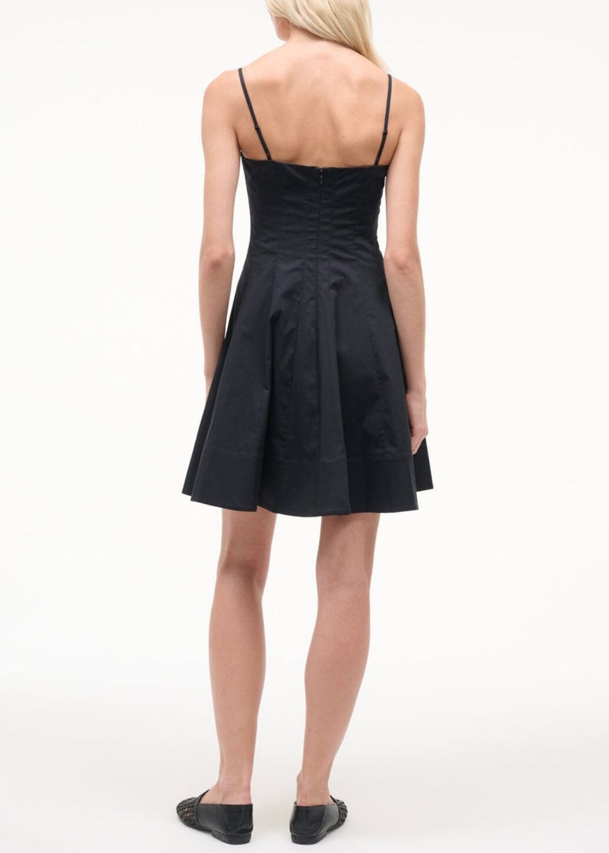 STAUD Wylie Mini Dress - Black