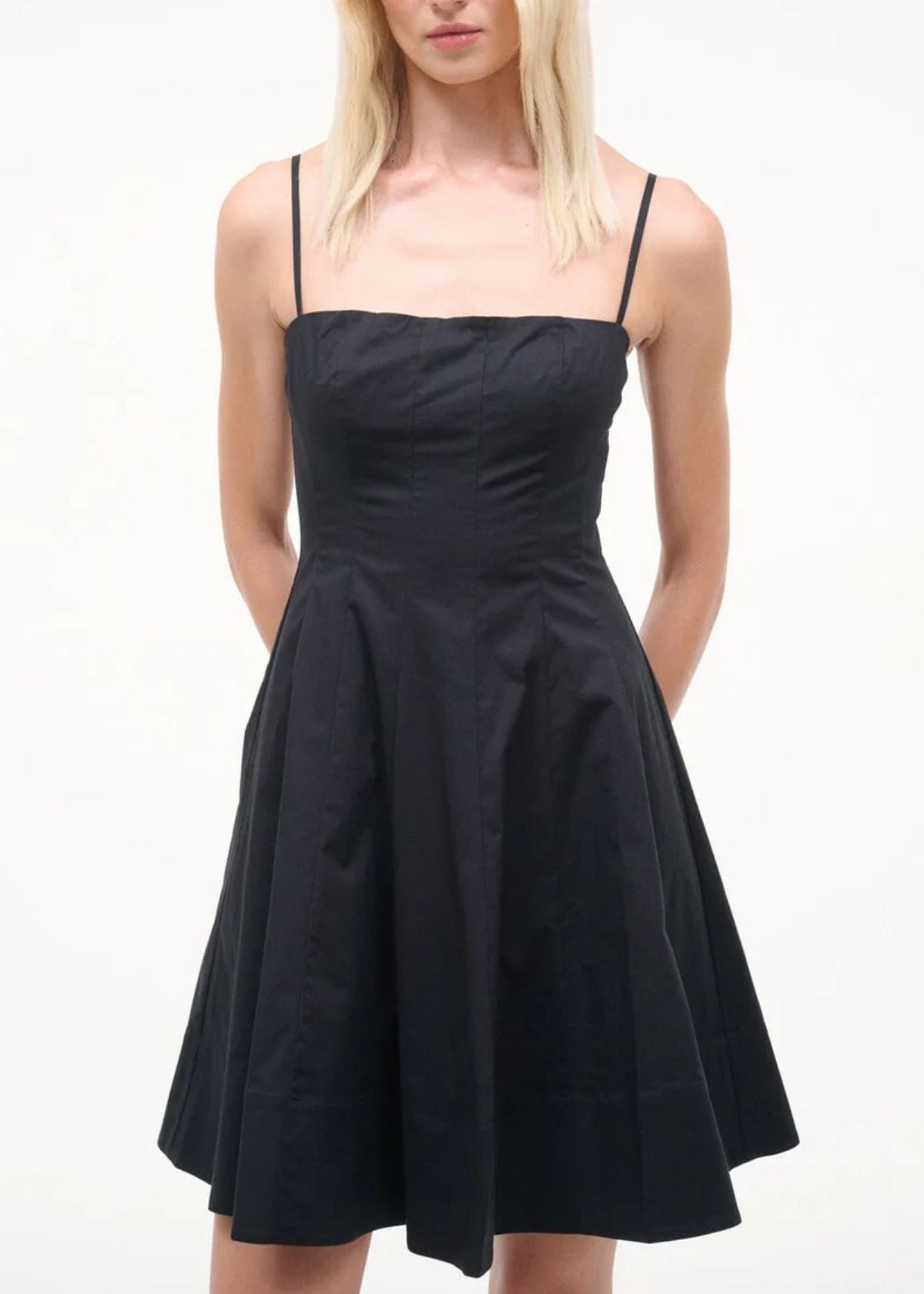 STAUD Wylie Mini Dress - Black