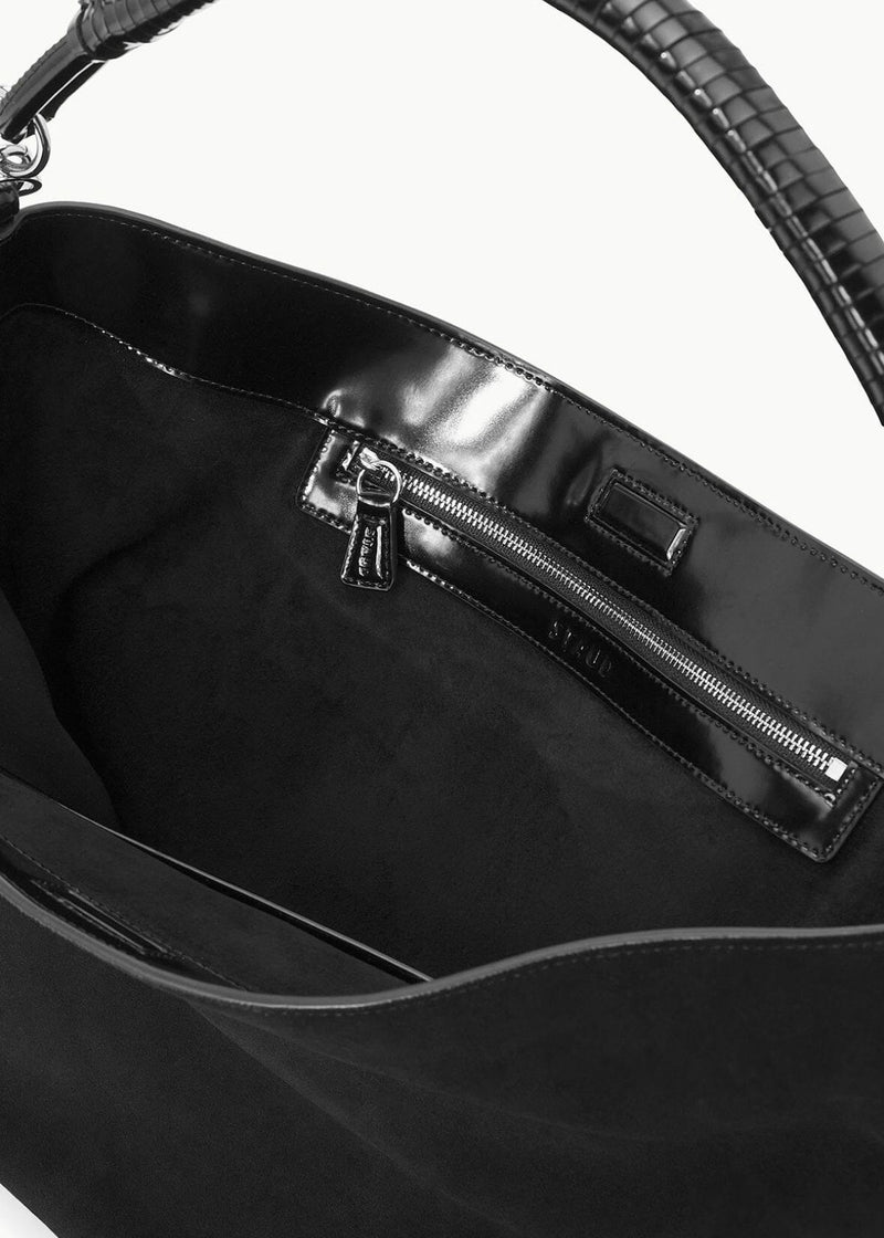 STAUD Perry Hobo Handbag - Black