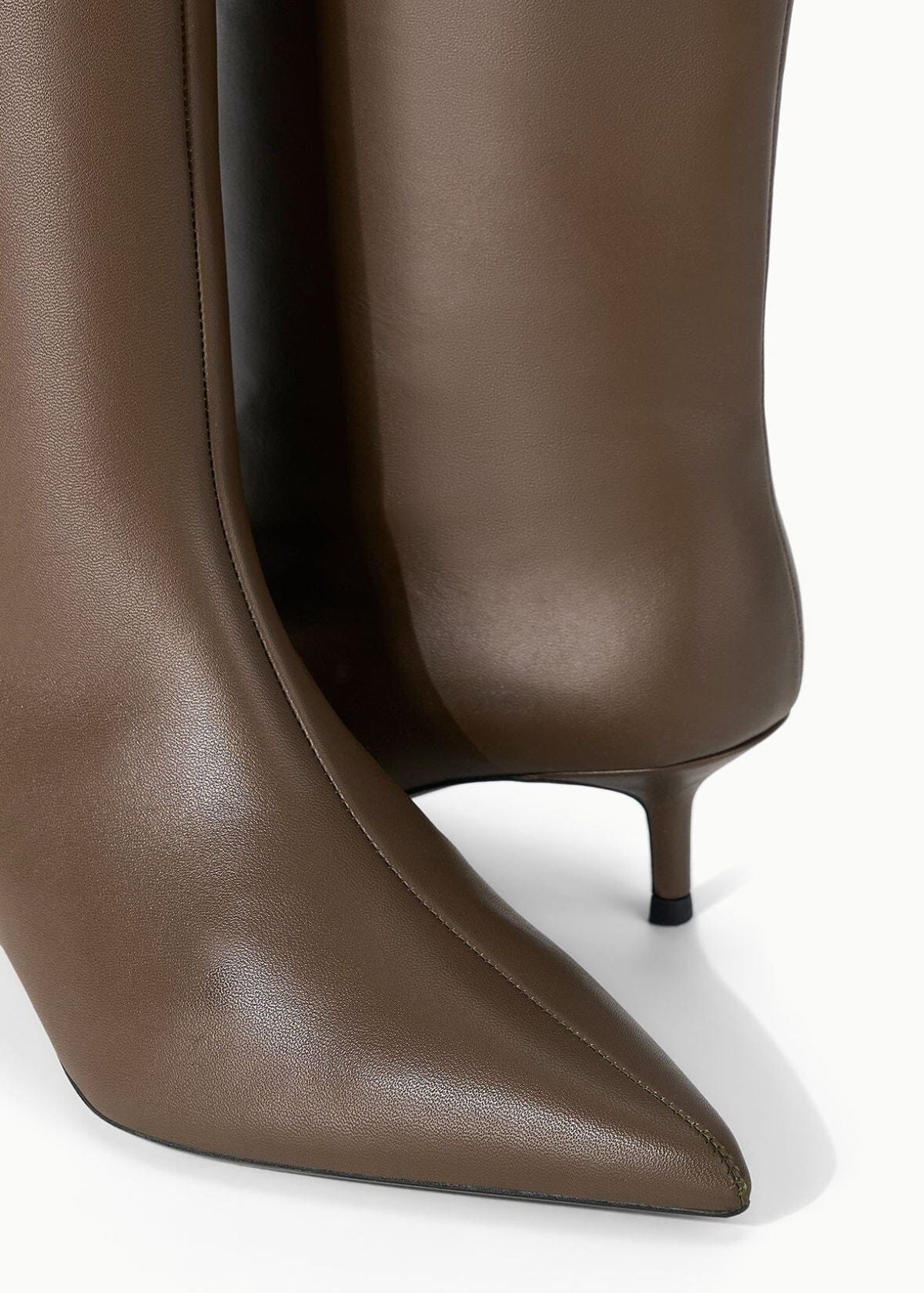 STAUD Sebastian Kitten Heel Boot - Truffle