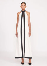 STAUD Wright Dress - Ecru/Black