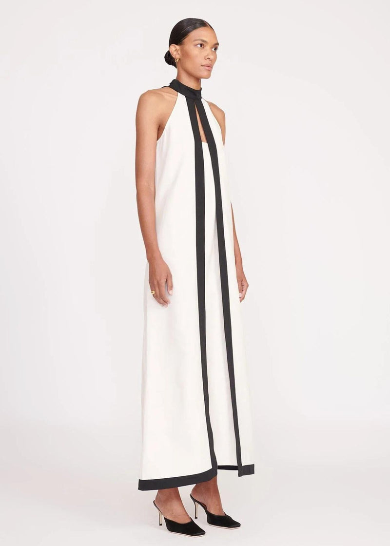 STAUD Wright Dress - Ecru/Black