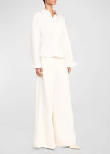 STAUD  Ophelia Tailored Top - Ivory