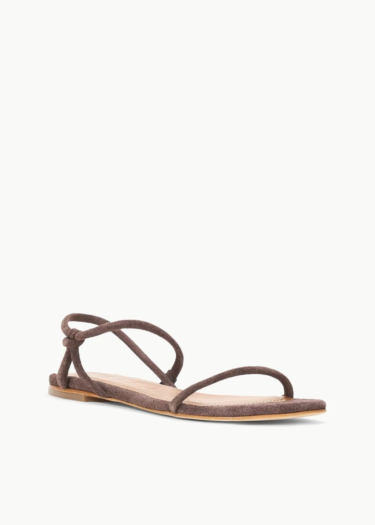 STAUD Laurel Flat Sandal - Mahogany