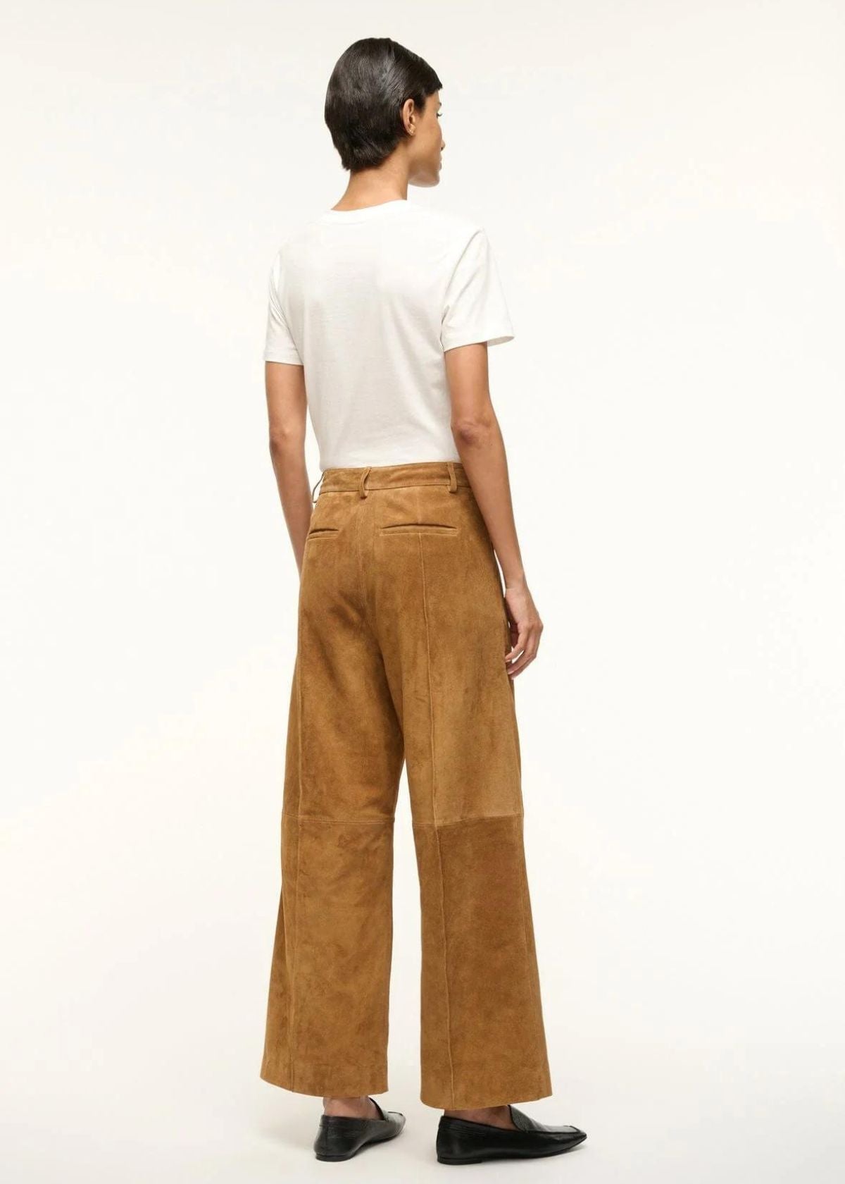 STAUD Masonry Pant - Tan Suede