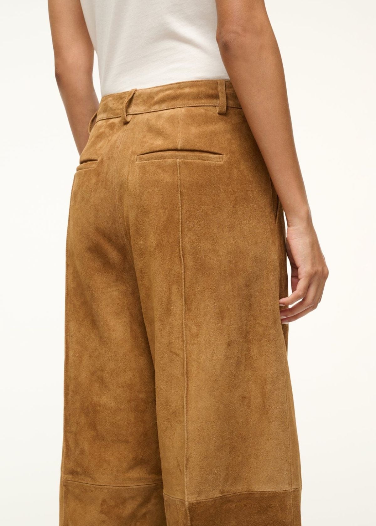 STAUD Masonry Pant - Tan Suede