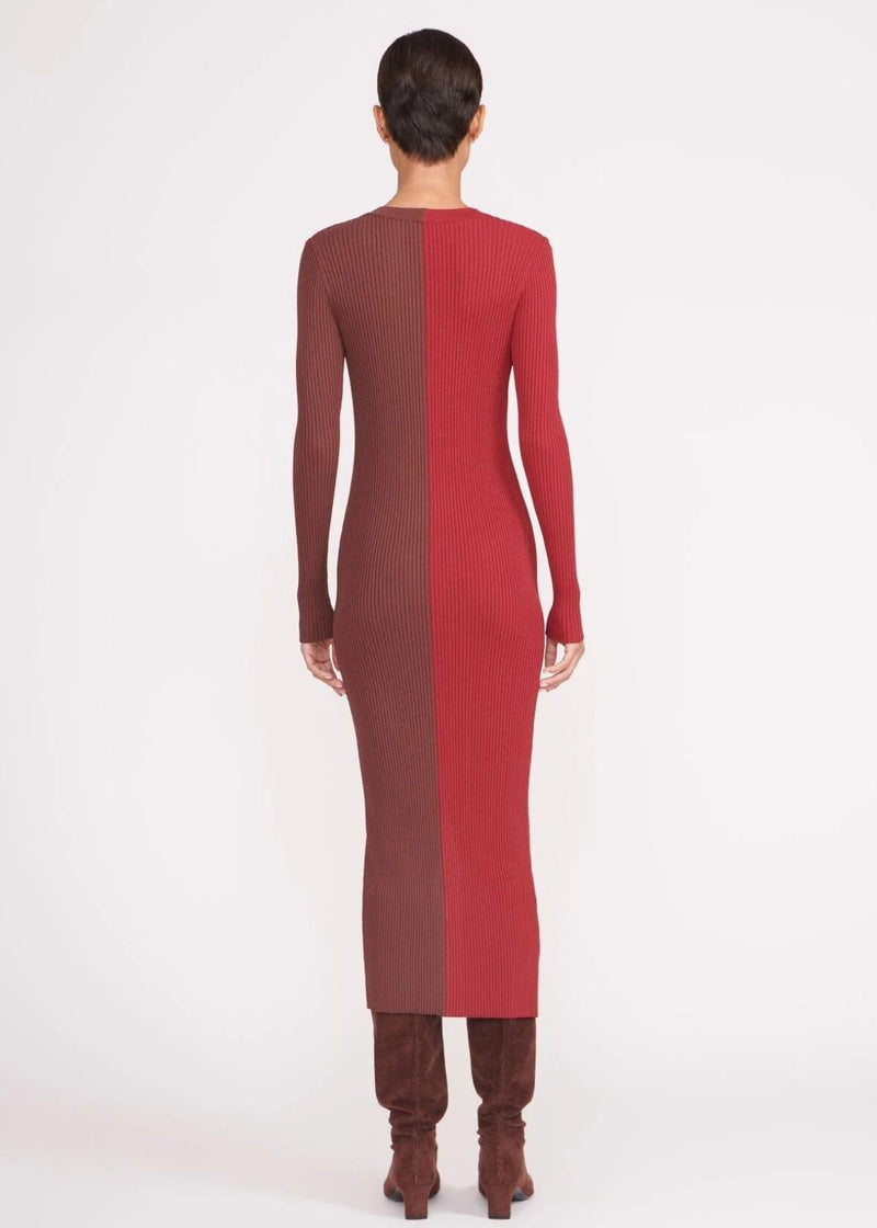 STAUD Shoko Sweater - Syrah/Chocolate