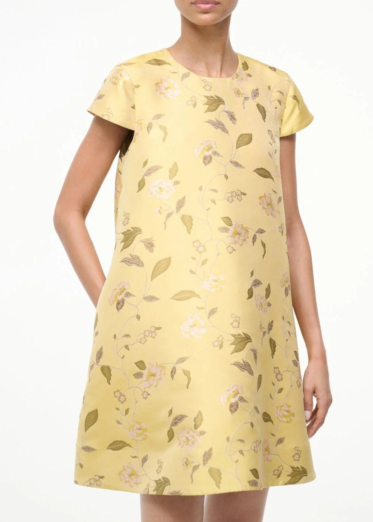 STAUD Mia Mini Dress - Wildflowers