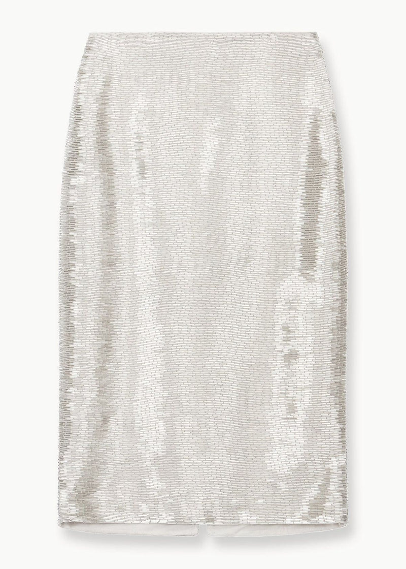 STAUD Tulip Skirt - Silver