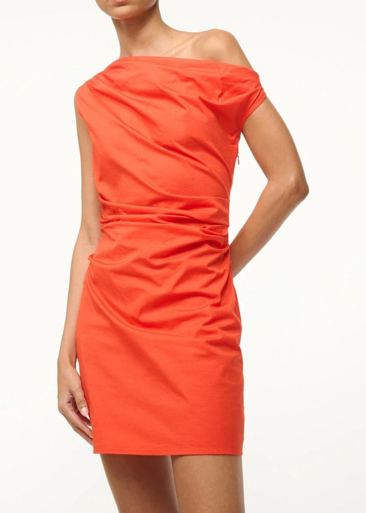 STAUD Phare Mini Dress - Cayenne