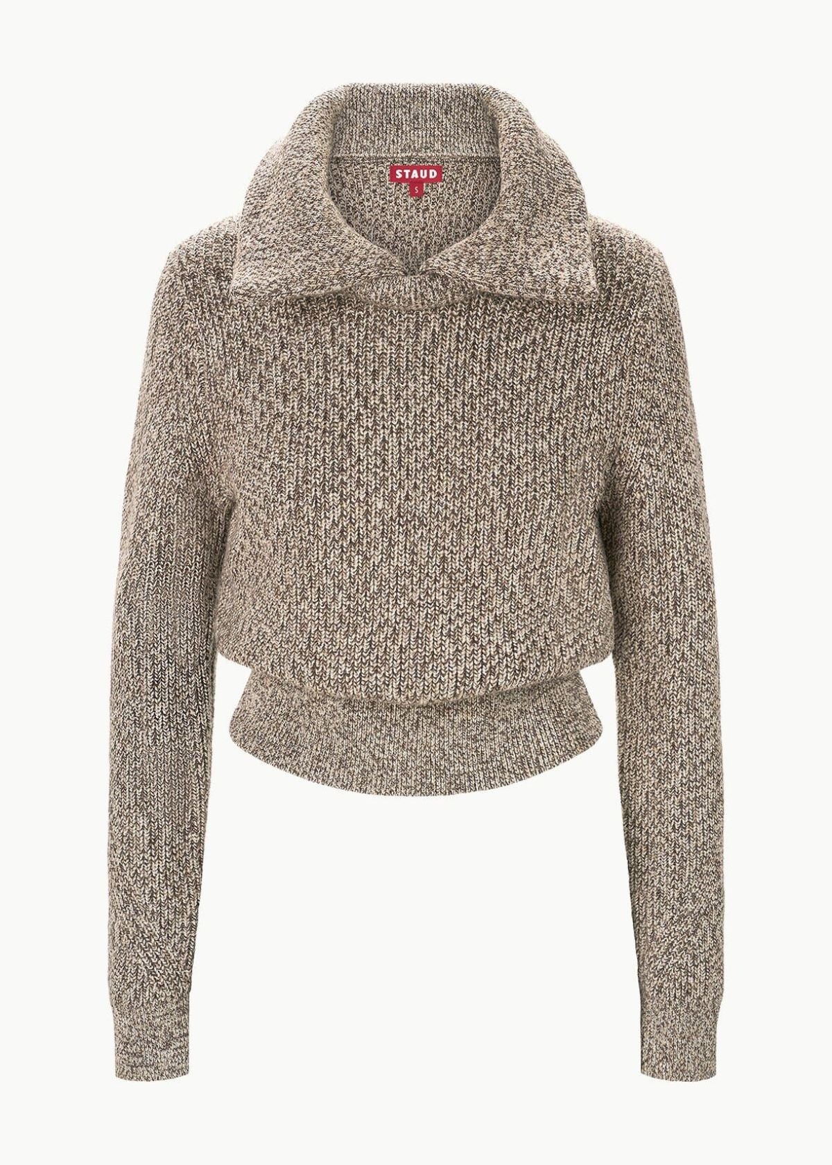 STAUD Christopher Sweater - Mocha Melange