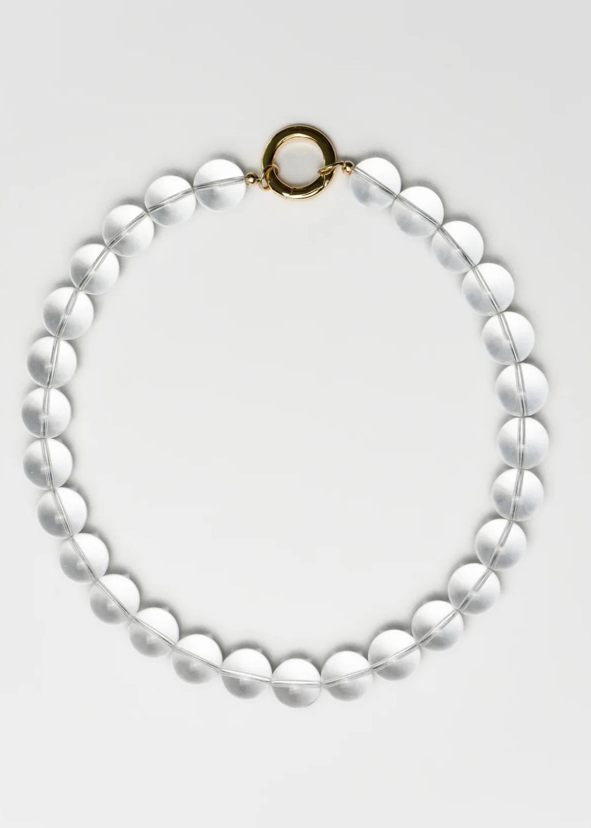 STELLAR WHISPERS Grace Clear Quartz Necklace - 42 cm