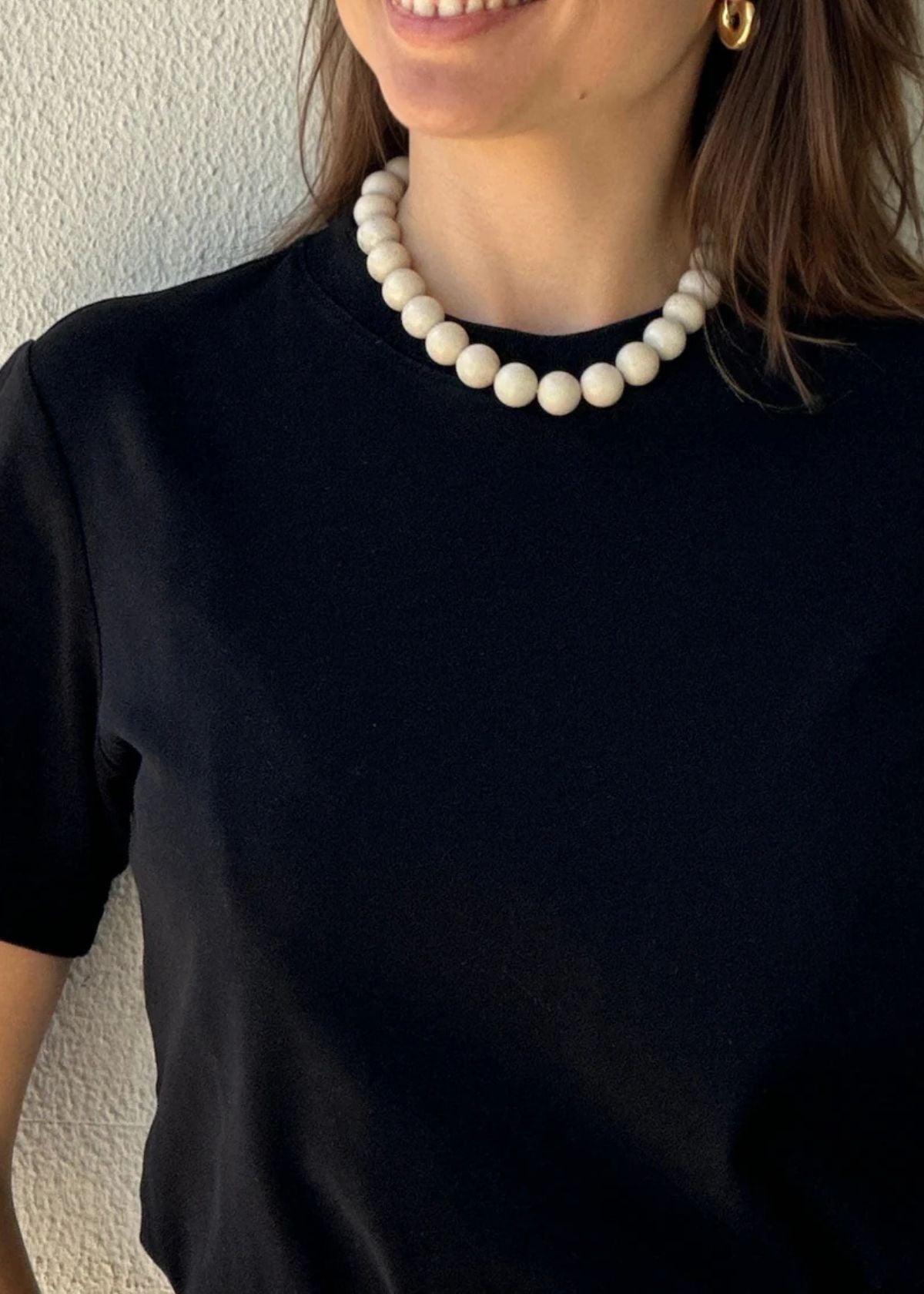 STELLAR WHISPERS Grace Fossil Necklace - 42cm