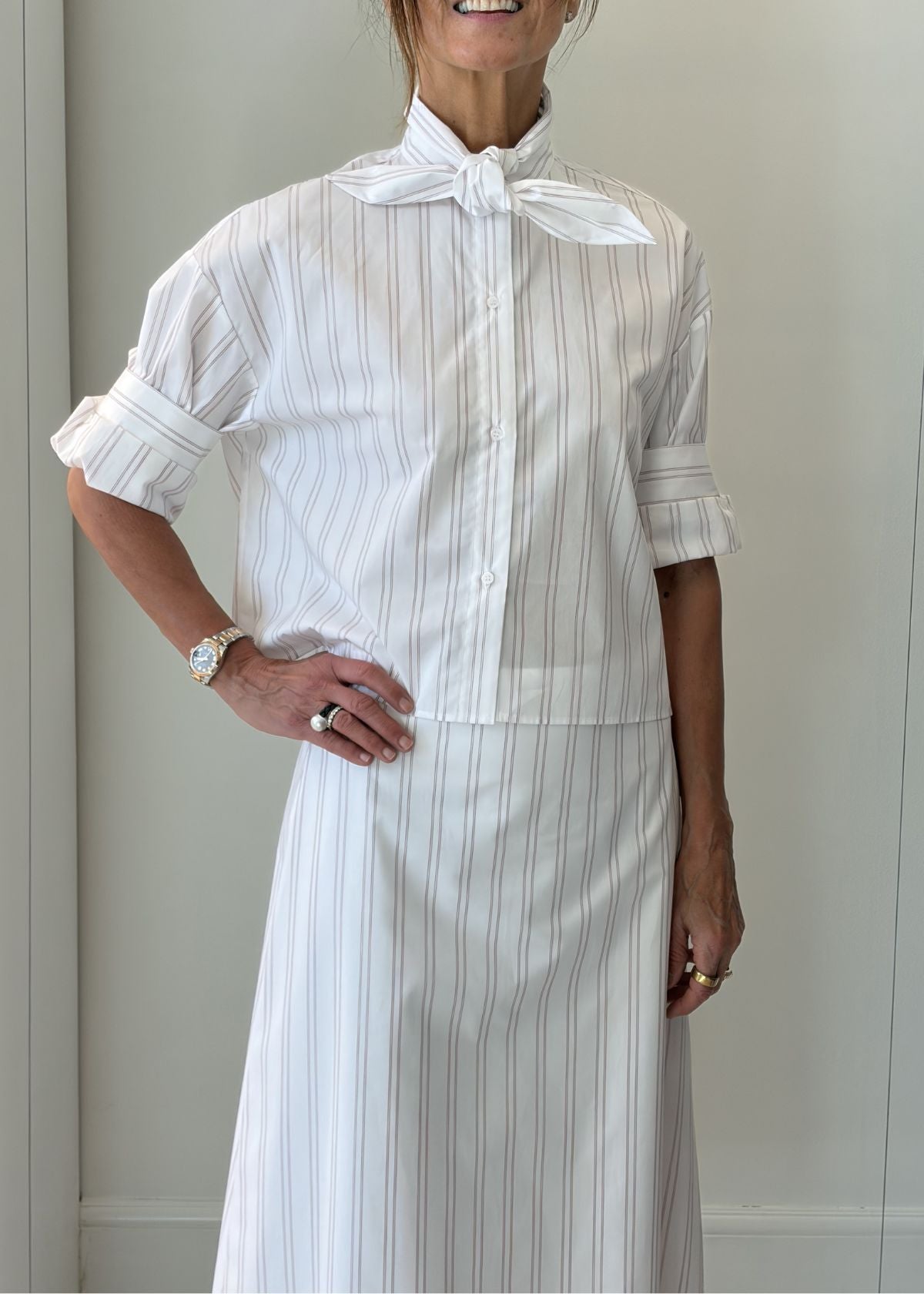 TWP Tie One On Top - White/Wine