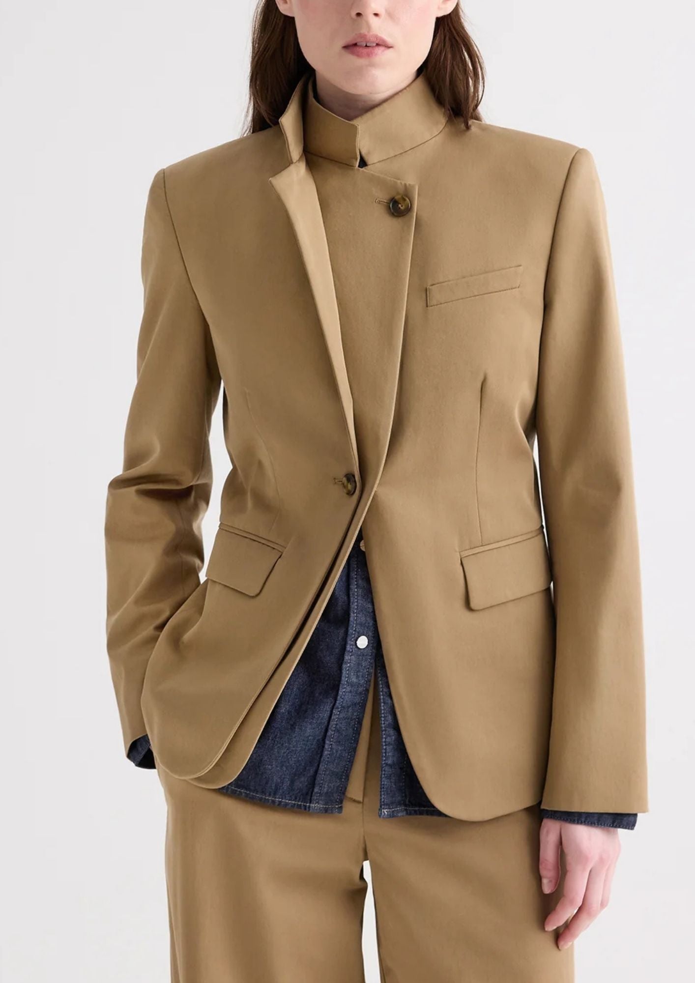 TWP The Double Take Blazer - British Khaki
