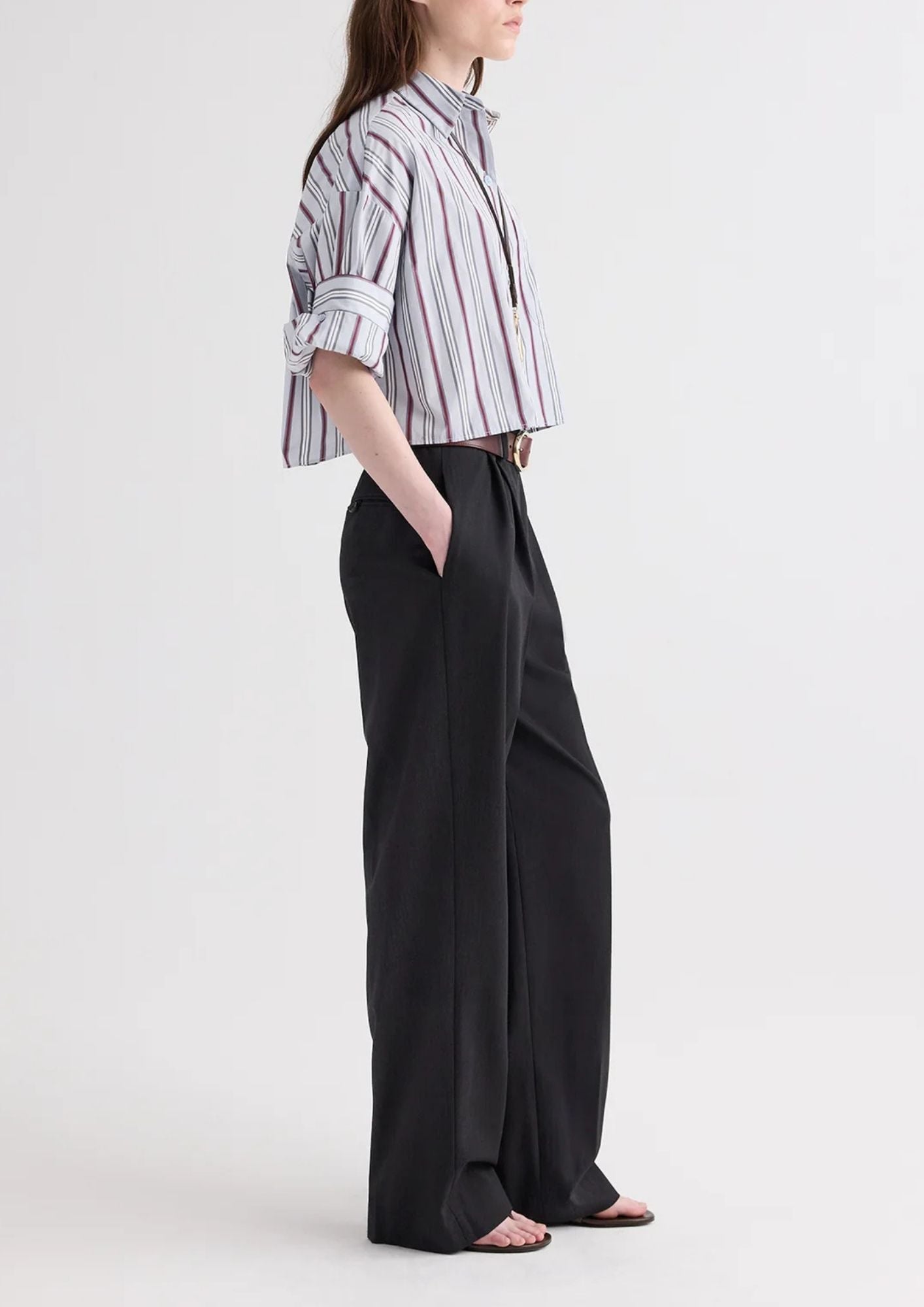 TWP Next Ex Top - Light Grey Multi