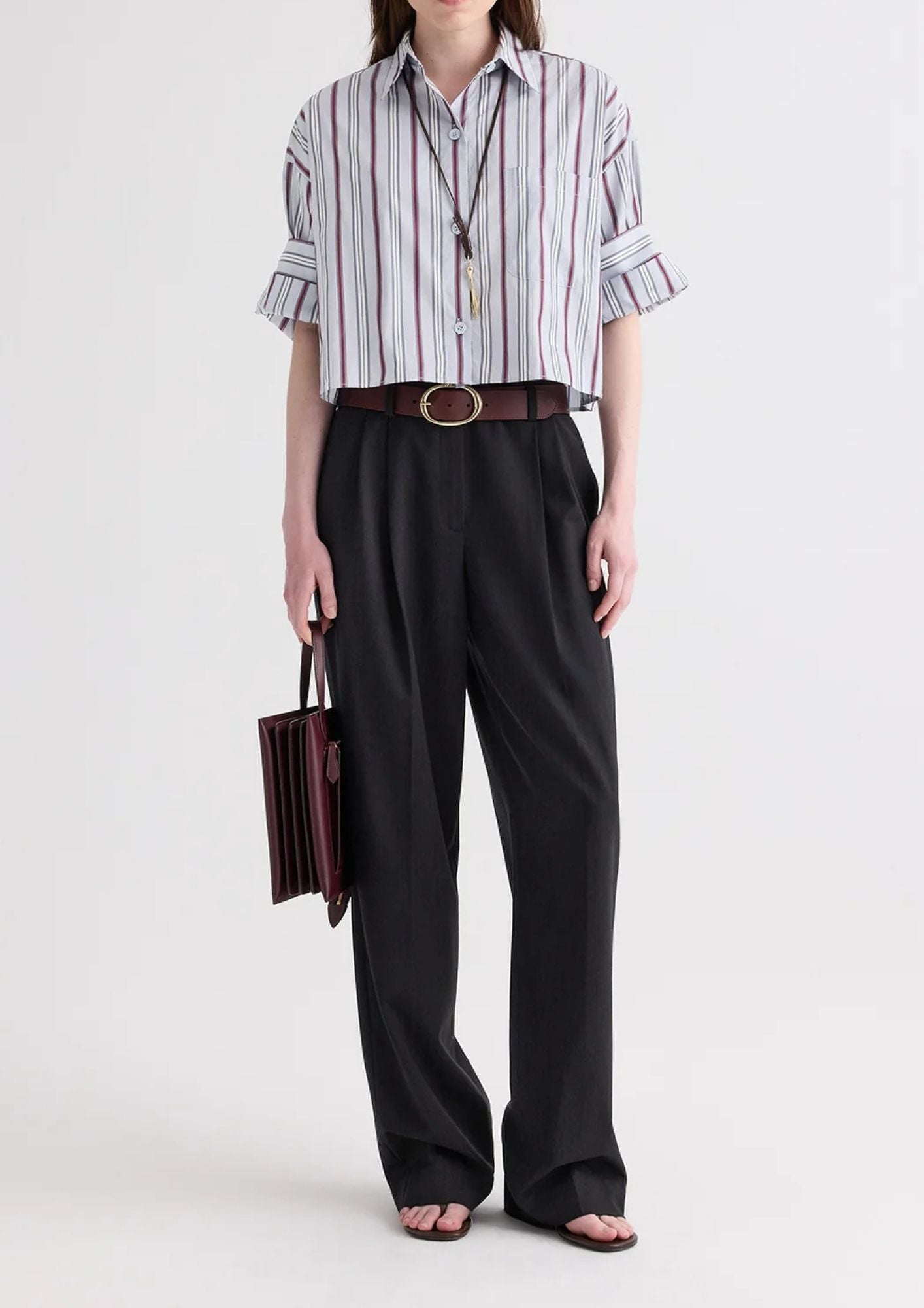 TWP Next Ex Top - Light Grey Multi