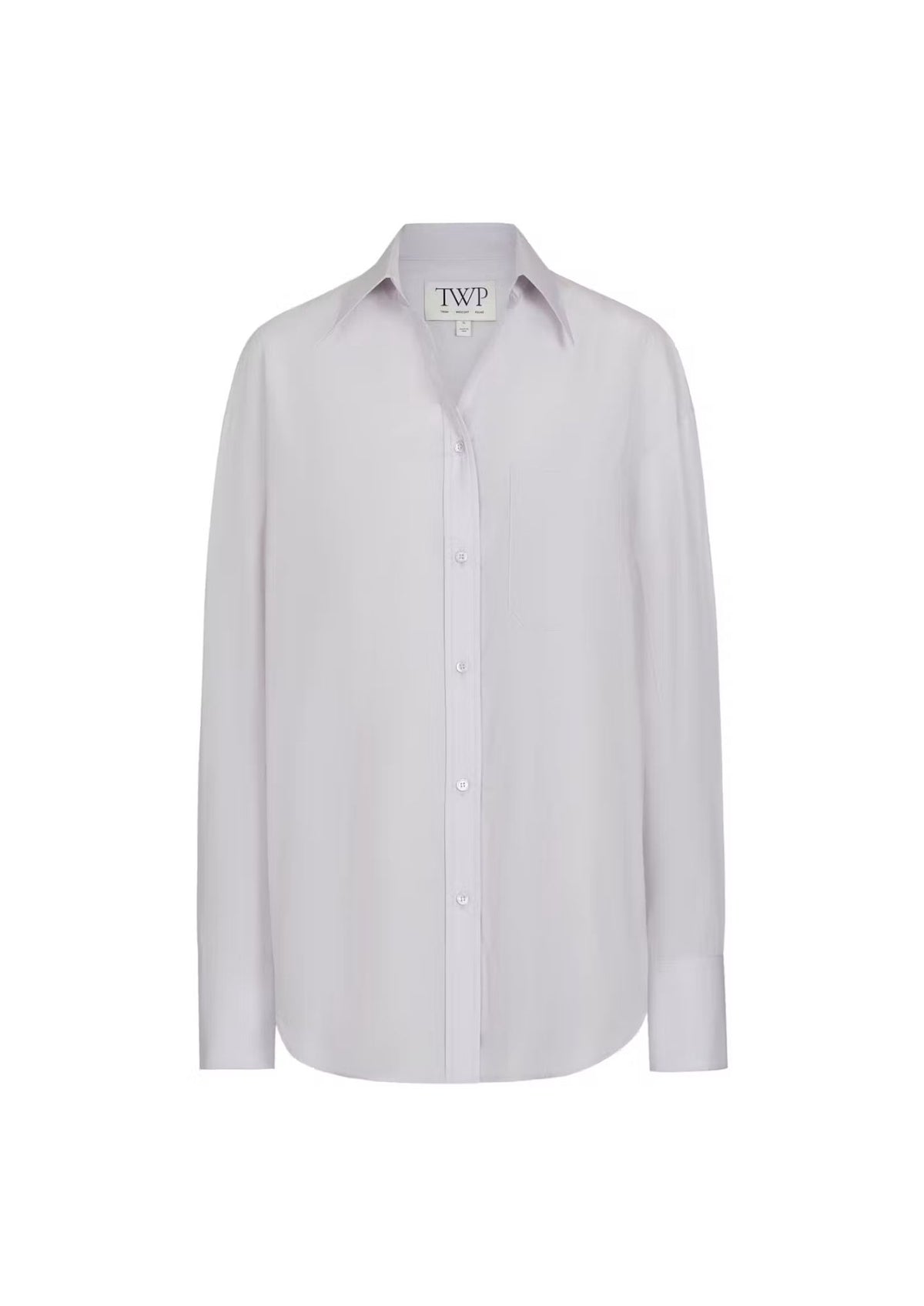 TWP Big Joe Washed Superfine Cotton Top - Grey Lilac
