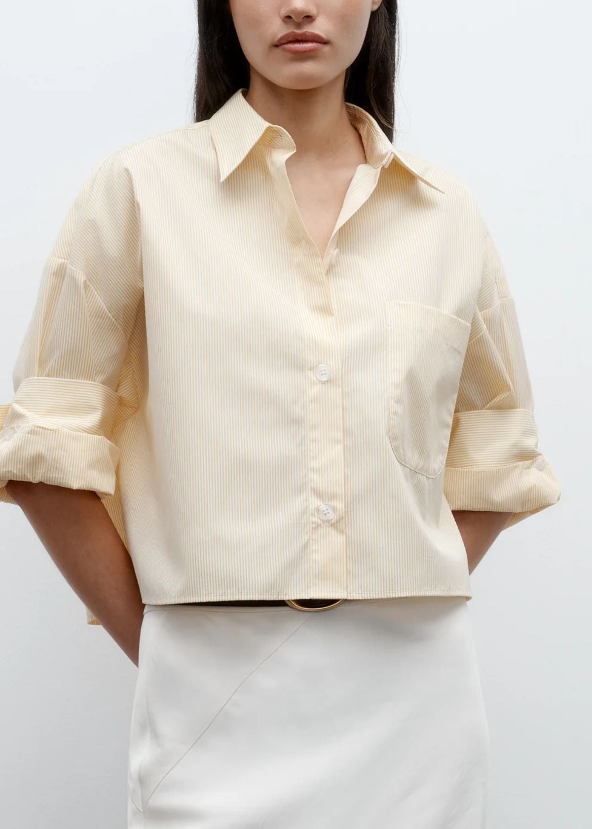 TWP Next Ex Top - Ivory/Yellow